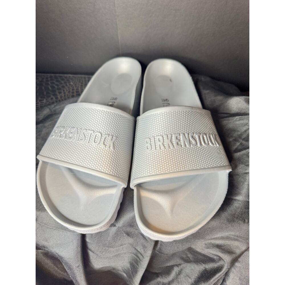 Birkenstock Barbados EVA Metallic Silver